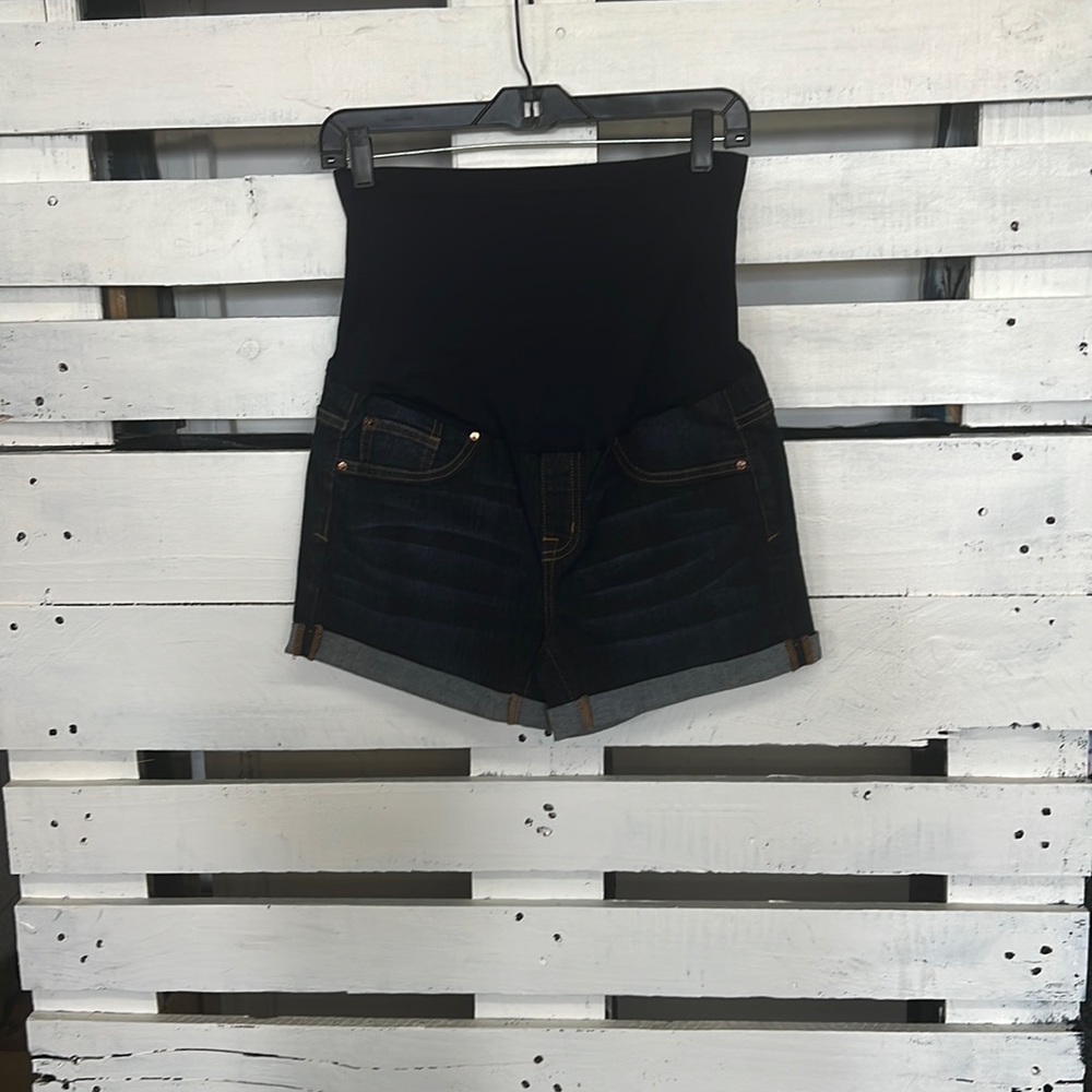 Vintage violet maternity shorts
